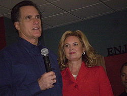 Ann Romney with Mitt Romney