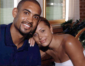 Tamia and Grant Hill