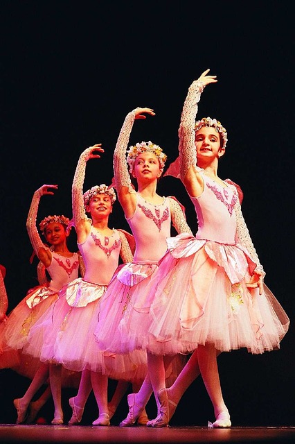 Little ballerina girls