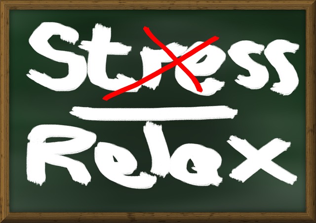 Don't stress, relax sign