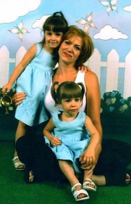 My mom, sister and I at Gymboree a LONG time ago!