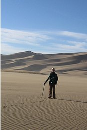 walking with a cane