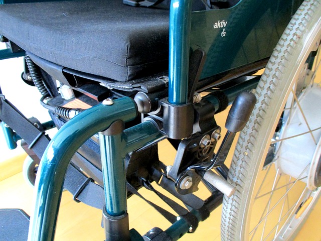 Wheelchair closeup